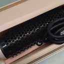 Infrared Thermal Brush, 1.65 inch Heated Round Brush for Blowout Look, Dual Voltage, Negative Ion Thermal Hair Tools, 6 Temperature, No Damage, Pink Gifts for Women