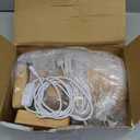 Honoson 8 Pcs Wooden LED Display Base Lighted Base for Crystal Art Wood Display for Glass Art 3D Crystal Warm Light (Round and Square Surface Style)