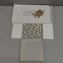 UNIQOOO 24Pcs Decorative Gold Love Heart Place Card Holders Bulk, Romantic Name Card Stands Set, for Wedding Engagement Decor, Table Setting, Business Card, Name Tag, Party Food Labels