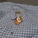 Eddie Bauer Mens Pack It Seersucker Short-Sleeve Shirt (Blue, S)