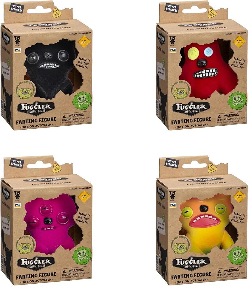 Fuggler Funny Ugly Monster Motion Activated Farting Figure, Collectible Toy, Ages 6+ (Random Single Figure)
