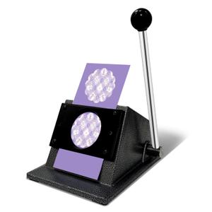 58mm Button Paper Cutter, 2.28 inch Graphic Punch Die Cutter Circle Punch Cutter for DIY Button Making Scrapeboards Cardstocks Cutting