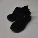 FitVille Diabetic Shoes for Men Extra Wide Slip-on Shoes for Swollen Feet Adjustable Walking Shoes for Elderly Foot Pain Relief Neuropathy - EasyTop Wings (Black) 8W