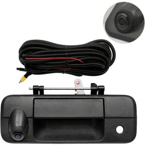 Gledewen Backup Camera Tailgate Handle, Compatible with Toyota Tundra 2007-2013, with Key-Hole, with 170Rear Viewing Angle, Waterproof, Rear View Camera, Back up Camera, Reverse Camera (Black)