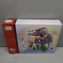 The Moon Palace Chinese Architecture Micro Building Blocks Set with LED Lights, 4574PCS Cherry Blossom Tree Model Kit, Collectible Cultural Gift for Adults & Teens