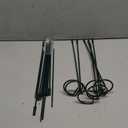 6 Pack Plant Support Stakes, 16/32 Inch Garden Stakes for Plants, Plant Accessories with 50 PCS Twist Ties for Indoor Outdoor Potted Tomato Vegetables Amaryllis Monstera Rose Peony Marigold