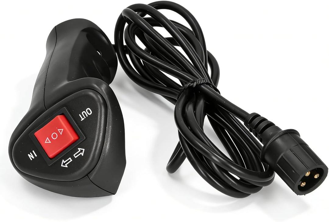 Electric Winch Remote Controller 3 Prong Electric Warn Winch Control, Car Electric Winch Remote Control with 9.2ft Cable for Car Off Road Vehicle Solid Plastic Material NOT FOR Warn winch