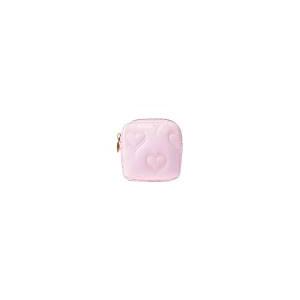 Youbus Small Makeup Bag for Purse Mini Quilted Cosmetics Travel Bag Cute Pouch for Women Girls, Pink