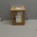 CEROELDA Small Can with Lid-5L/1.3 Gal,Stainless Steel Outdoor Dog Poop Garbage Can-Farmhouse Retro Metal Waste Bin w/Step Pedal for Bathroom Bedroom Office-Soft Close-Brown