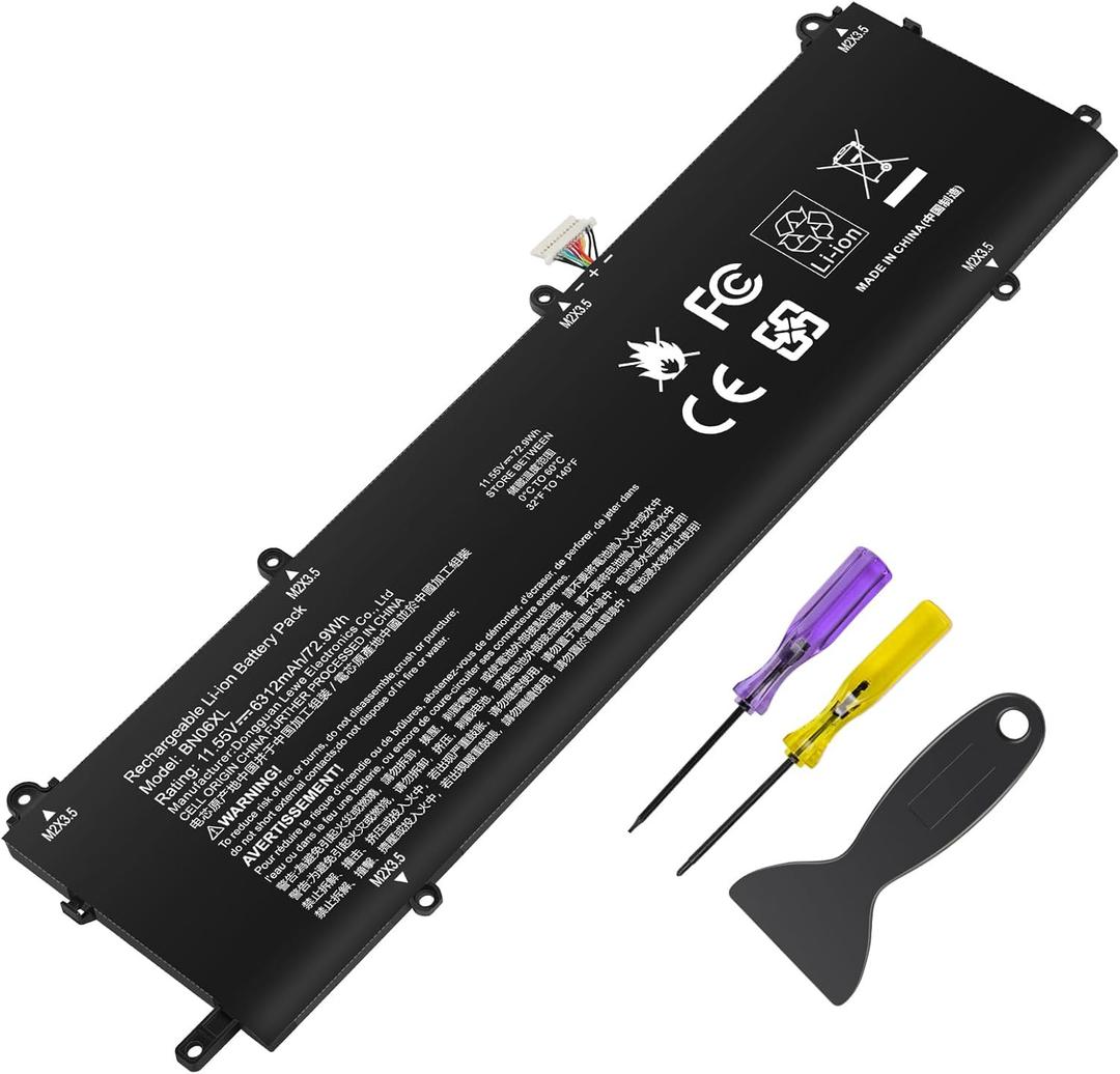 TREE.NB 72.9Wh BN06XL L68299-005 Laptop Battery Replacement for HP Spectre X360 15 15-EB 15-EB0005UR X360 Convertible 15-EB0005NI Series Notebook BN06072XL L68235-1C1 HSTNN-IB9A 68299-0055