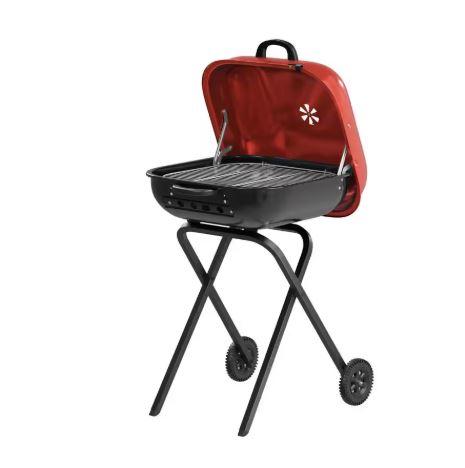 American Charcoal Grill & BBQ Set