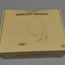 Trucker Bluetooth Headset, Wireless Headset with Mic, Bluetooth Headsets with Dual Noise Cancelling Microphone & Mute Button, 55Hrs Working Time PC Headsets for Cell Phones, Computer, Truck Driver (Black)