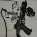 Bear X Desire XL Pistol Hunting Crossbow, Self-Cocking, Adjustable Stock up to 2.5", Compact Design, Includes 3 Premium Bolts, Dependable Accuracy