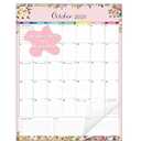 Lateefah Wall Calendar 2024-2025, 18 Month Desk Calendar from Oct 2024 to Mar 2026, Large 17''x22'' Monthly Calendar 2025 with Plastic Cover Large Wall Calendar 2025 for Home, Office