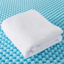 WhatsBedding Mattress Topper Cover (Only Cover),2-3 Inch Zippered Mattress Topper Protector, Ultra-Soft, Breathable, Removable with Straps, CertiPUR-US Certified (Queen)