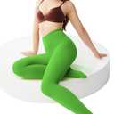 leg elegant Women's 80 Den Microfiber Soft Opaque Tights Pantyhose (XL)