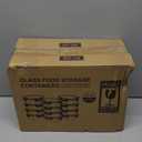 24-Piece Small Glass Food Storage Containers with Lids Airtight, 1.5 Cup Meal Prep Containers Set, Microwave&Dishwasher Safe, Leak-Proof, BPA-Free, Grey