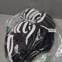 Spooktacular Creations Halloween Skeleton Jumpsuit Adult Skeleton Costume Hooded Jumpsuit Cosplay Costume Sleepwear Homewear (Large, Black)