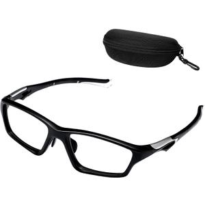 Tallew Lensless Protective Glasses with Travel Case Sport Goggles with dinkball Player Sports Glasses