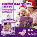 Skirfy Large Claws Machines 12'' for Kids Adults,Girls Unicorns Toys,Candy Grabber Prize Dispenser 15 Stuffeds Toys,Electronic Arcades Game Christmas Thanksgiving Birthday Gifts for Age 6-12, Small
