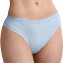 Absorbent Incontinence Underwear for Women Washable, 2 oz Leakproof Ladies Panties for Bladder Leakage 1 Pack (Light Blue, XL)