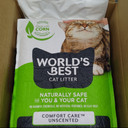WORLD'S BEST CAT LITTER Comfort Care Unscented, 32-Pounds - Natural Ingredients, Quick Clumping, Flushable, 99% Dust Free & Made in USA - Long-Lasting Odor Control & Easy Scooping