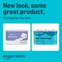 Amazon Basics 2-Ply Soft Toilet Paper, 30 Rolls (5 Packs of 6), 350 Sheets per Roll, Septic Safe, Equivalent to 185 Regular Rolls