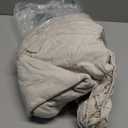 Amazon Basics 3 Piece Bed Sheet Set, 100% Cotton Jersey, Includes Super Soft, Flat and Fitted Sheets, Pillowcase, Twin, Oatmeal, Solid