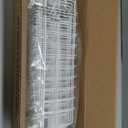 Delamu Pantry Door Organizer, Adjustable Metal Over the Door Pantry Organizer Rack, 6Tier Over the Door Spice Rack, Kitchen Pantry Door Organizers and Storage, D5 W12 H52.1 inch, White, Small