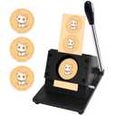 1.26"/32mm Button Paper Cutter, 1.73/44mm Diameter Circle Cutter, 1.73Circle Punch, 1.73Round Paper Cutter 44mmDie Cut Machine for 1.26"/32mm Button Making(1.73/44mm Cutting Diameter)
