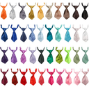 Small Dog Ties, 40 PCS Dog Neck Bow Tie with Adjustable Solid Color Pet Bowtie Collar for Wedding Holiday Birthday Christmas Costumes Grooming Accessories, Bulk Necktie Gift for Cat Puppy Pets