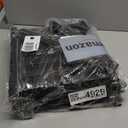 Z&L HOUSE 2-Tier Shoe Rack for Closet, Stackable Bamboo Shoe Rack for entryway, Hallway, Bathroom, Multifunctional Utility Free Standing Shoe Shelf Black