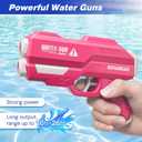 2 x Dsmile 2 Pack Water Guns for Kids Adults, Dual Nozzles Squirt Guns for Swimming Pool Beach Outdoor Water Toys for Boys Girls Children