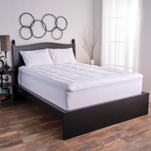 Mattress Topper Featuring Serene Foam, Queen, 3 inch (White)