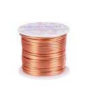 BENECREAT 9 10 12 15 17 18 20 Gauge Aluminum Wire (18 Gauge,492 FT) Anodized Jewelry Craft Making Beading Floral Colored Aluminum Craft Wire for Garden, Model Making - Copper Tone