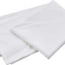 Oubonun 100% Jersey Cotton Body Pillow Cover with Zipper - Luxury Soft Removable Pillow Case - Long Fuzzy - Knitted (White, 21"X54")