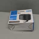 MYITYARD 4 in 1 Desk Cup Holder, Clamp On Drink Holder with Headphone Hanger, Anti-Spill Clip on Desk Organizer for Pen Phone Mug, Gaming Office Desk Accessories fits Most Desks