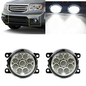 Pair of 36W 9 LED Bumper Fog Lights with PC Lens for Ford Explorer 2011-2015 & C-MAX 2013-2018 | Fits OE 4F9Z15200AA