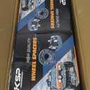 KSP 6X5.5 Wheel Spacers for Silverado Sierra,1.5"(38mm) Real Forged Spacers with 78.1mm Hub Bore M14x1.5 Studs fit for Tahoe Avalanche Express Suburban Sierra Yukon