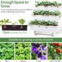 Oliz Planters for Outdoor Plants 3 Tiers Vertical Raised Garden Bed Freestanding Elevated Planter with Planter Tray for Indoor and Outdoor Strawberry, Herb, Flower, and Vegetable Planter