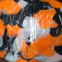 Zeyune 20 Pcs Bulk Graduation Leis Class of 2026 Hawaiian Leis Flower Necklaces 39.4 Inch Graduation Garlands for High School College Graduate Grad Party Favor Photo Prop (Black White Orange)