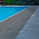 Tondiamo Drainage Pool Flooring Mats Swimming Pool Non Slip Mat PVC Splash Matting Mesh Hollow Doormat Roll for Outdoor Indoor Patio Restaurant Garage Kitchen Bathroom Bars (1 x 30 ft,Grey), 12.2" x 8.1"