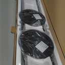 EDISHINE LED Corner Lamp, Set of 2 Minimalist Dimmable Tall Light with Remote, 57.5" Floor Lamps for Living Room, Bedroom, Home Office, 7 Color Temperature 2700-6000K (Black)