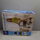 Medline Steel Rollator Walker with Seat, Burgundy, 350 lb. Weight Capacity, 6 Wheels, Foldable, Height Adjustable Handles, Rolling Walker for Seniors, Walker for Mobility Impaired