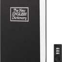 Diversion Book Safe Storage Box,Safe Box with Premium Combination Lock, Portable Book-Safe,Perfect for Home, Travel,Dorm Store Money, Jewelry, Phone and Passport (Black)