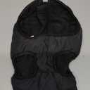 SCENEREAL Winter Dog Vest Coat with Harness Built In, Warm Puppy Jacket for Small Medium Dogs, Cold Weather Coat with Zipper, Fleece Puffer Vest Windproof Snow Clothes (S(Chest 14")-Regular, #1 Black-Matte)