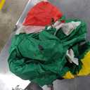 TRMESIA 5FT Dinosaur Indoor Outdoor Christmas Inflatable Decorations, Bright LED for Garden Yard Lawn Xmas Blow up Decor, Santa Hats and Christmas Wreaths.