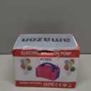 Growsun Electric Balloon Pump Air Inflator Portable Automatic Dual Nozzle Balloon Blower 110V 600W for Birthday Baby Shower Balloons Party Decorations (Rose Red)