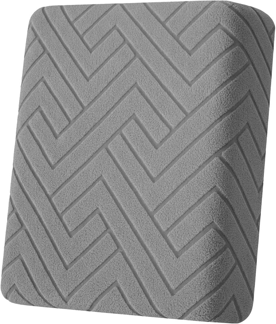 Couch Cushion Covers Non Slip Stretch Sofa Slipcovers,Light Gray | Anti-Slip, 1-Piece, Elastic Bottom, Stretchy, Pet Friendly, Machine Washable, Durable, for Sofa, Couch, Chair, Living Room