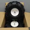 11x4.00-4" Tiller Tire and Wheel, 3/4" Axle Size, 3-1/8" Centered Hub, Compatible with Craftsman & Troy-Bilt Tiller Replacement